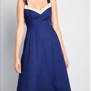 ModCloth Verve Confirmed A-Line Dress Size 12